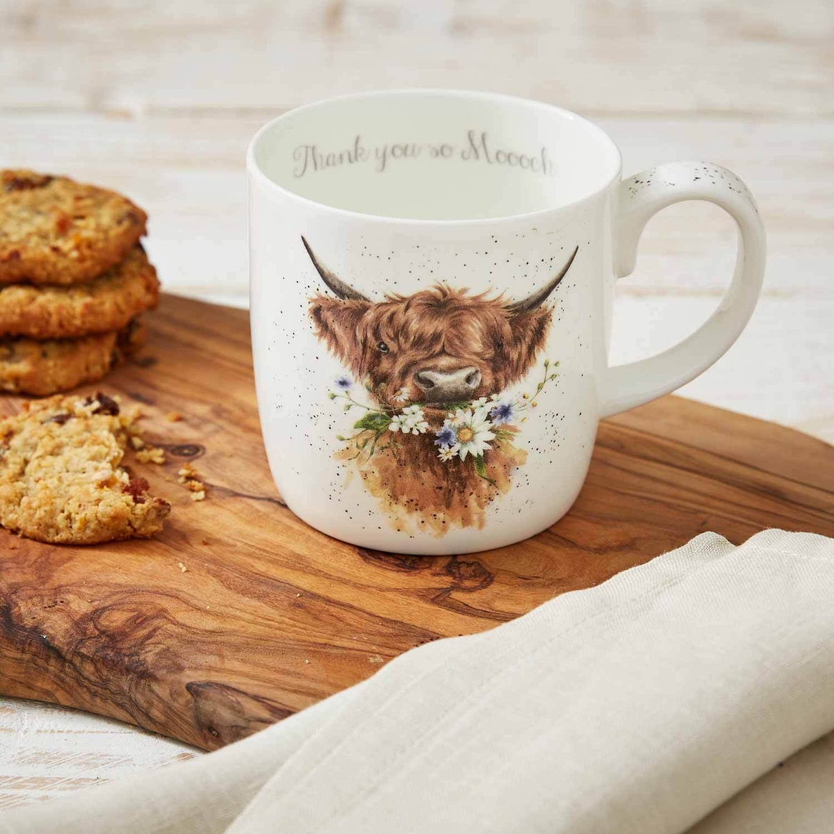 Wrendale Designs Mug Thank You (Cow) image number null